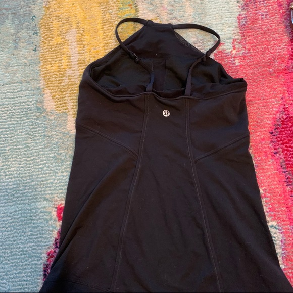 Black lululemon halter tank top - Picture 3 of 4
